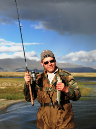 Fishing for grayling in Ukok